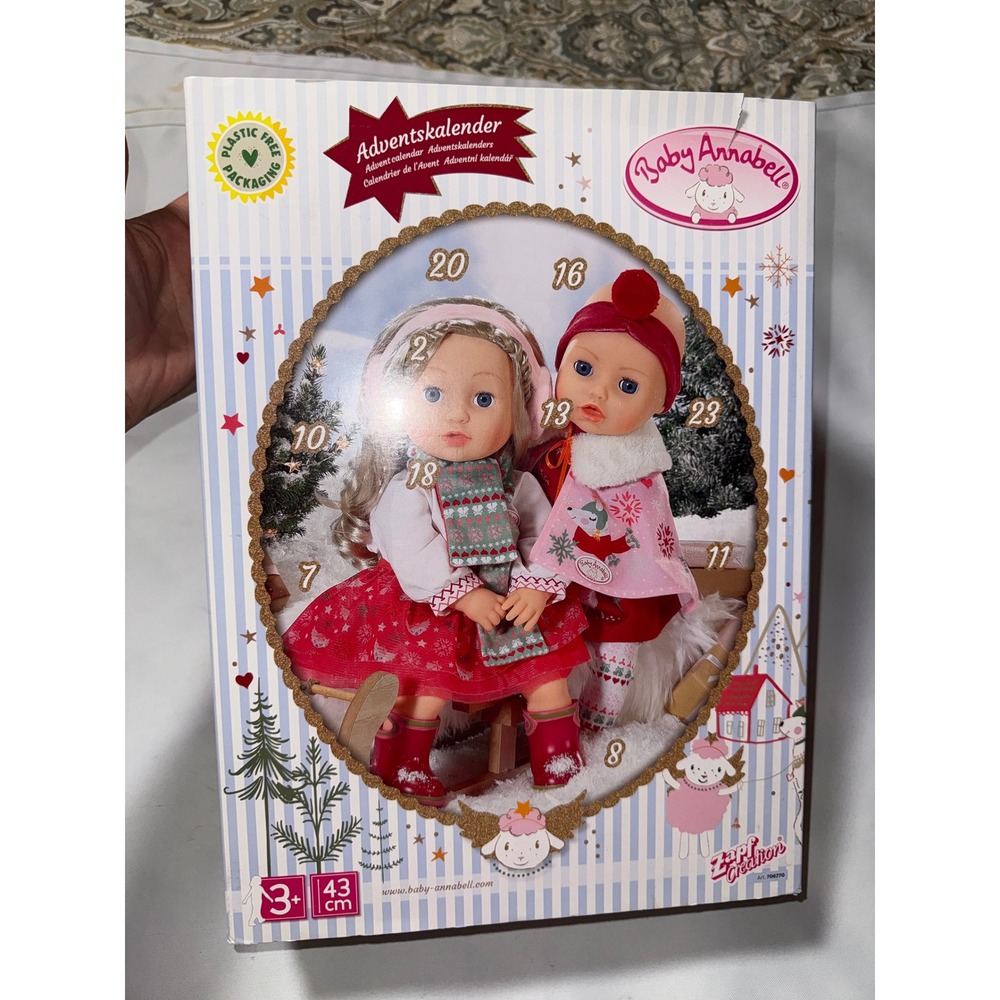 Baby Annabell Advent Calendar 2022 Zapf Creation 24+ Doll Clothes Accessorie New